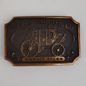 Vintage Wells Fargo Belt Buckle